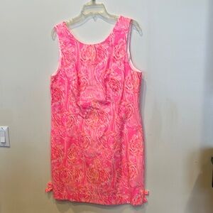 Lilly Pulitzer Pink Floral Sleeveless Dress-New, never worn